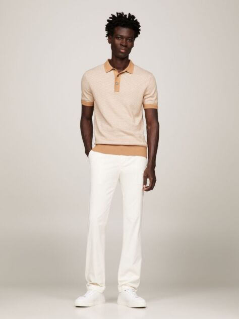 White 1985 Collection Denton Fitted Chinos  Men