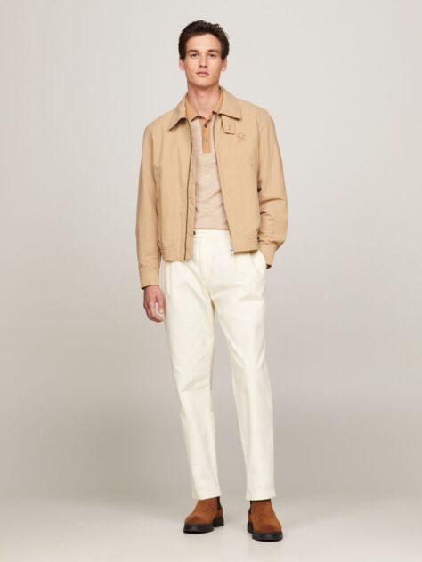 Beige TH Warm Water Repellent Ivy Jacket  Men