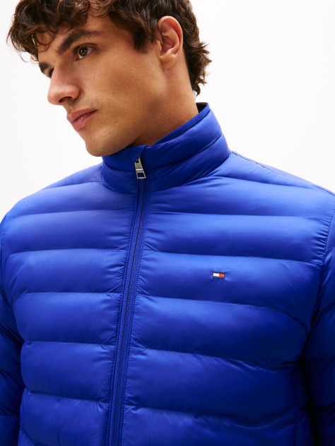 Blue Packable Recycled Jacket  Men