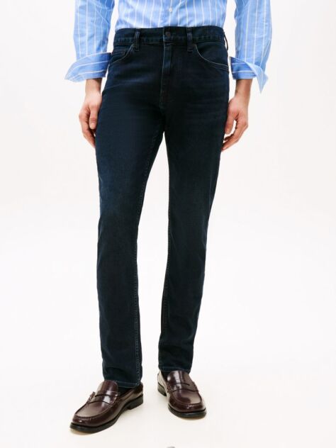 Blue Denton Straight Fit Jeans  Men