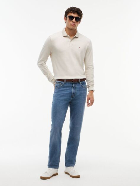 Blue Harlem Regular Tapered Faded Jeans  Men