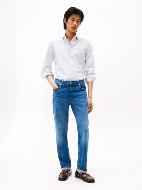 Blue Pop Stripe Shirt  Men