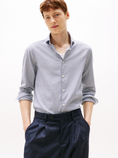 Multi Smart Casual Slim Fit Oxford Shirt  Men
