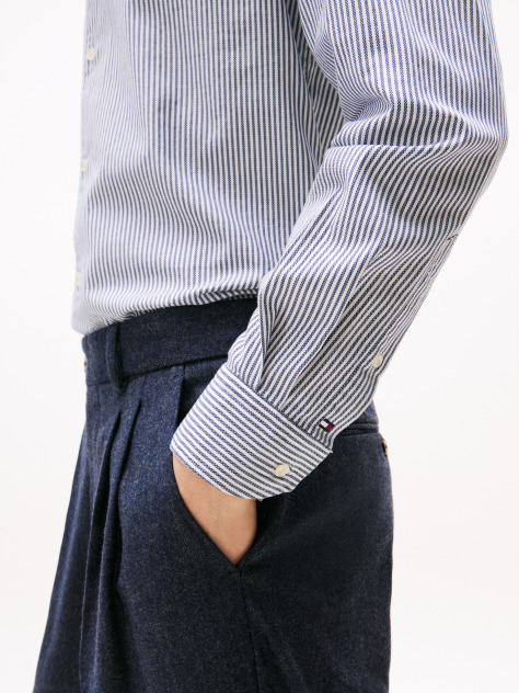 Multi Smart Casual Slim Fit Oxford Shirt  Men