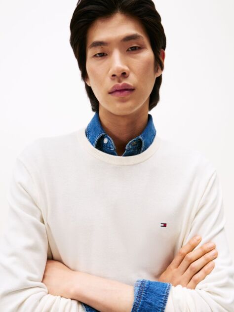 White Flag Embroidery Jumper  Men