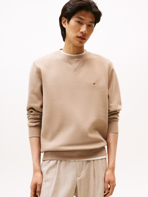 Beige Essential Fleece Sweatshirt  Men