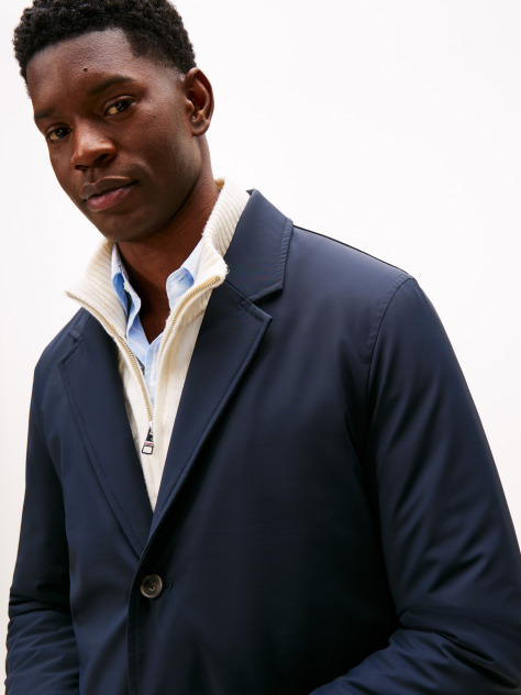 Blue Padded Performance Coat  Men