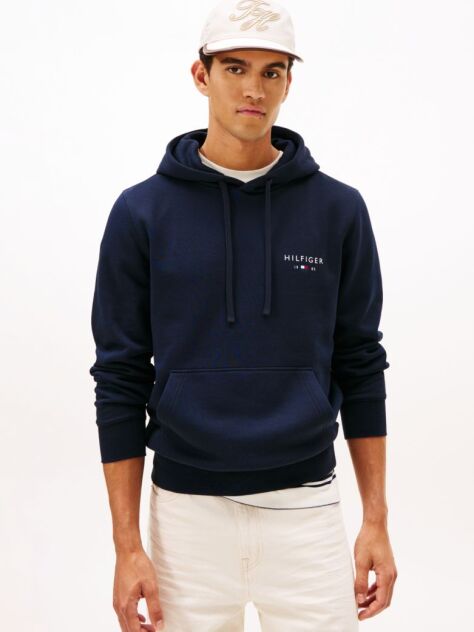 Μπλε Hoody Με Λογότυπο Tommy  Άνδρες