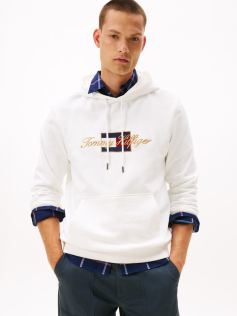 Beige Icon Gold Hoodie  Men