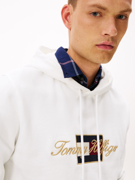 Beige Icon Gold Hoodie  Men