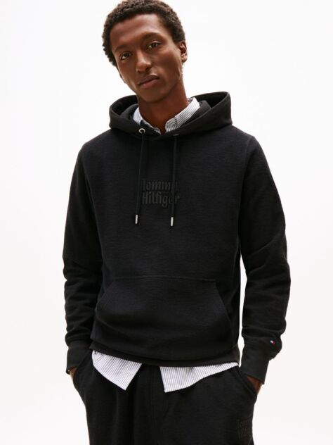 Black Terry Hoody  Men