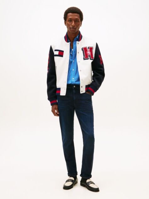 Blue Bleecker Whiskered Slim Jeans  Men