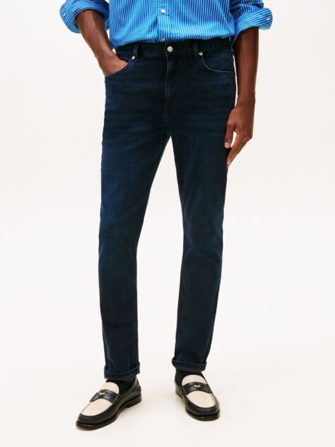 Blue Bleecker Whiskered Slim Jeans  Men