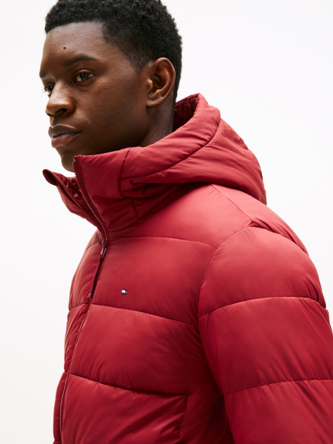 Red Water Repellent Thermal Ripstop Padded Jacket  Men