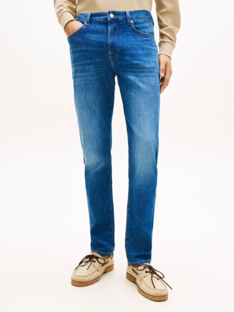 Blue Bleecker Faded Slim Jeans  Men