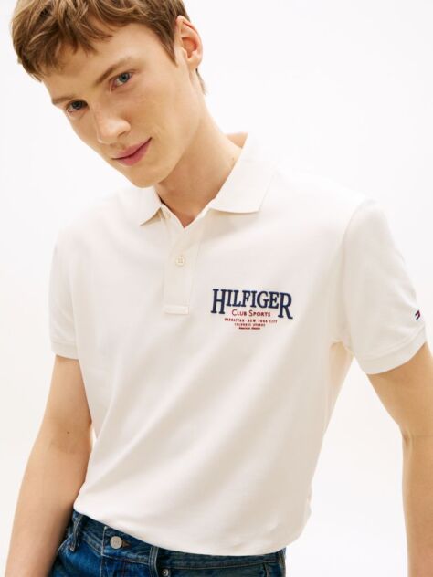 Beige Regular Fit Heritage Logo Polo Shirt  Men
