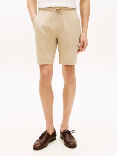 Beige Classic Sweat Bermuda  Shorts  Men