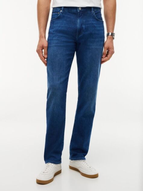 Blue Denton Slim Straight Leg Jeans  Men