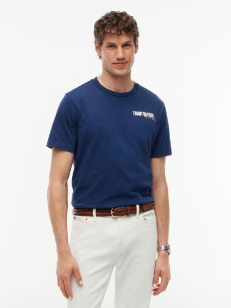 Blue Back Graphic Jersey T-Shirt  Men