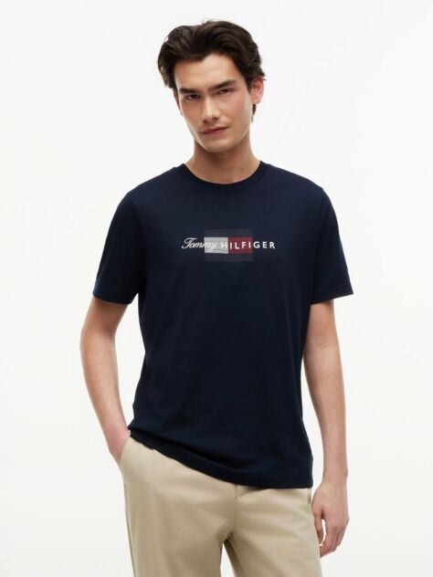 Blue Flag Graphic Jersey T-Shirt  Men