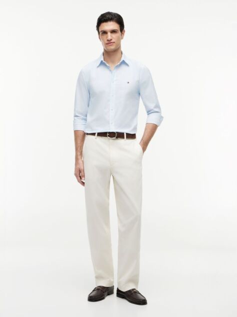 Multi Flex Poplin Small Print Shirt  Men