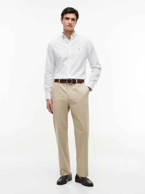 Blue TH Flex Regular Fit Dobby Shirt  Men