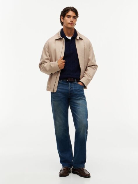 Blue Dover Regular Straight Faded Jeans  Men