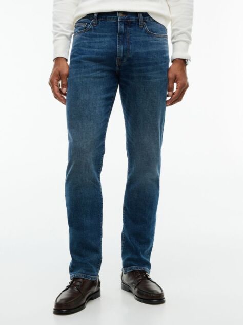 Μπλε Denton Τζιν Σε Slim Ίσια Γραμμή Με Whiskered Εφέ  Άνδρες
