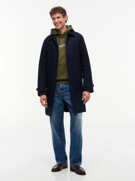 Πράσινο Fleece Hoody Με Λογότυπο  Άνδρες