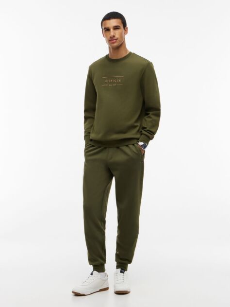 Green Logo Intechno Knit Sweatshirt  Men