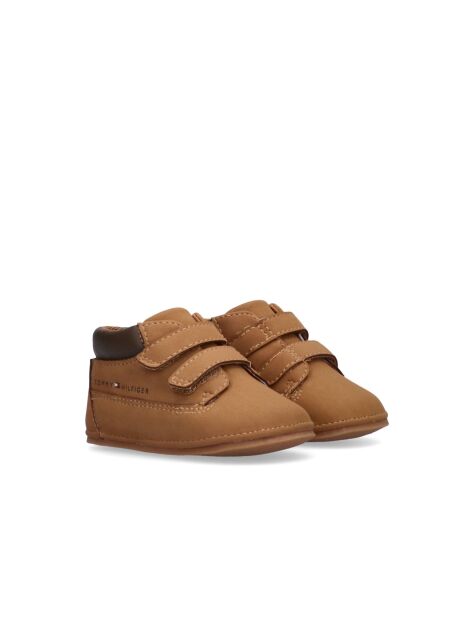 Brown Velcro Bootie  Boys