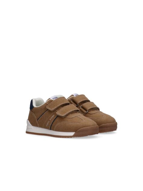 Καφέ Sneakers Με Velcro Και Χαμηλό Κόψιμο  Παιδί Unisex
