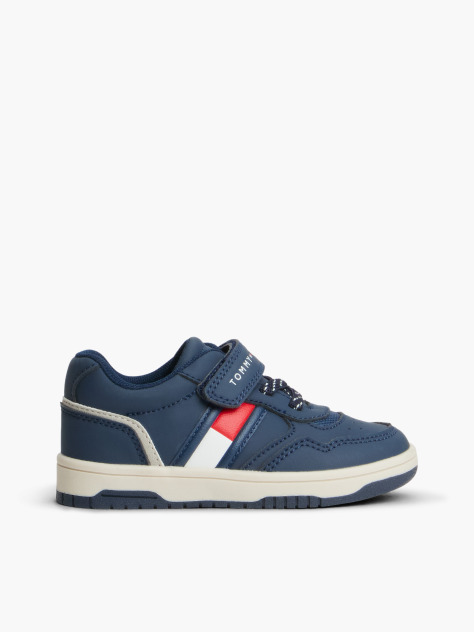 Blue Tonal Flag Sneakers  Kids Unisex