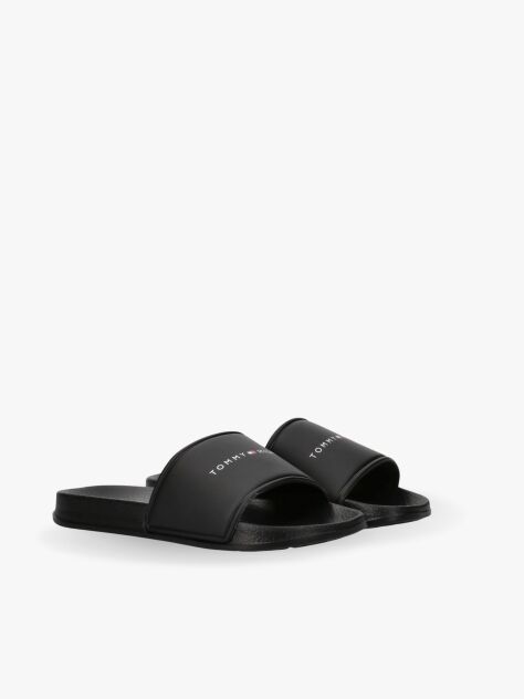 Μαύρο Slides Με Λογότυπο  Παιδί Unisex