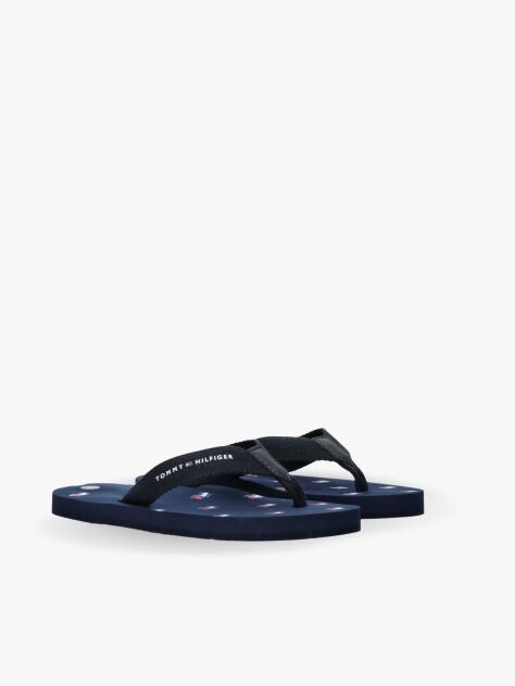 Blue Flag Webbing Flip-Flops  Kids Unisex