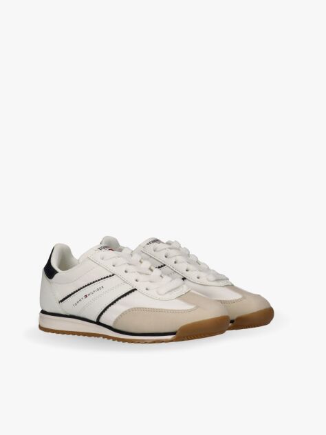Multi Retro Mixed Texture Sneakers  Kids Unisex