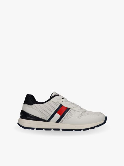 Multi Flag Low Cut Lace-Up Sneakers  Kids Unisex