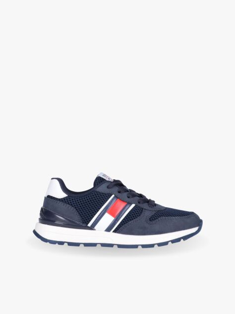 Blue Flag Low Cut Lace-Up Sneakers  Kids Unisex