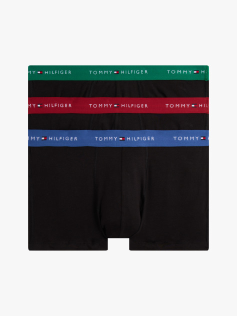 Multi 3-Pack Logo Waistband Trunks  Men