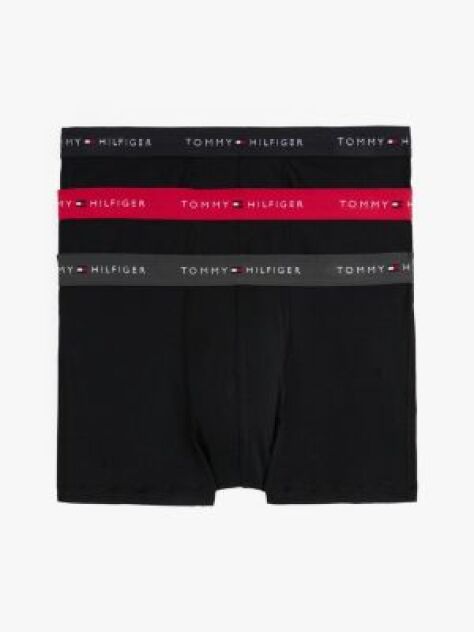 Multi 3-Pack Logo Waistband Trunks  Men