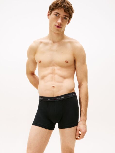 Multi 3-Pack Logo Waistband Trunks  Men