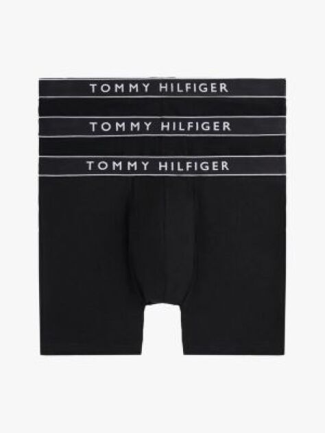 Black 3-Pack Logo Waistband Boxer Briefs  Men