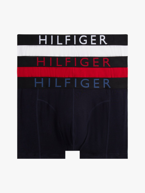 Multi 3-Pack Logo Waistband Trunks  Men