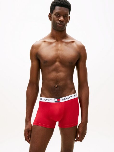 Multi 3-Pack Heritage Logo Waistband Trunks  Men