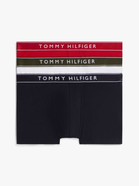Multi 3-Pack Essential Logo Waistband Trunks  Men