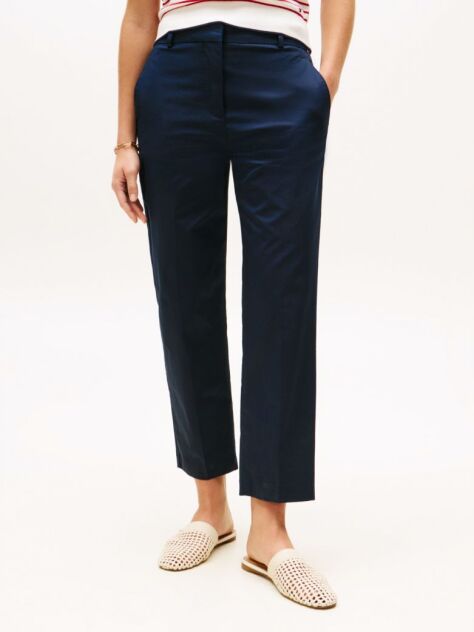 Μπλε Slim Παντελόνι Chinos  Γυναίκες