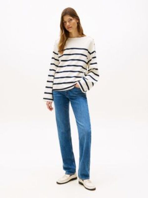 Blue Classics Mid Rise Straight Jeans  Women