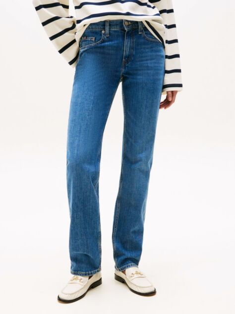 Blue Classics Mid Rise Straight Jeans  Women