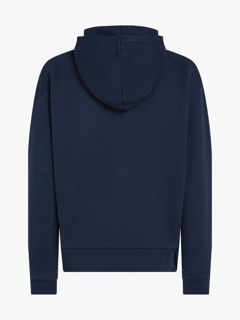 Μπλε Hoody Με Κεντητό Λογότυπο  Γυναίκες