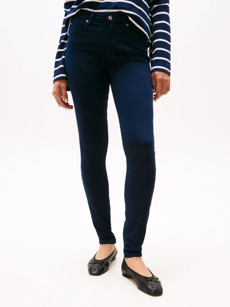 Blue Como Mid Rise Skinny Jeans  Women